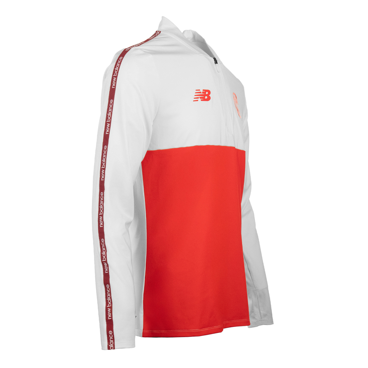 Training Woven Jacket Deportivo Toluca Blanco/Rojo, HIGH RISK RED / WHITE / RED PEPPER, large