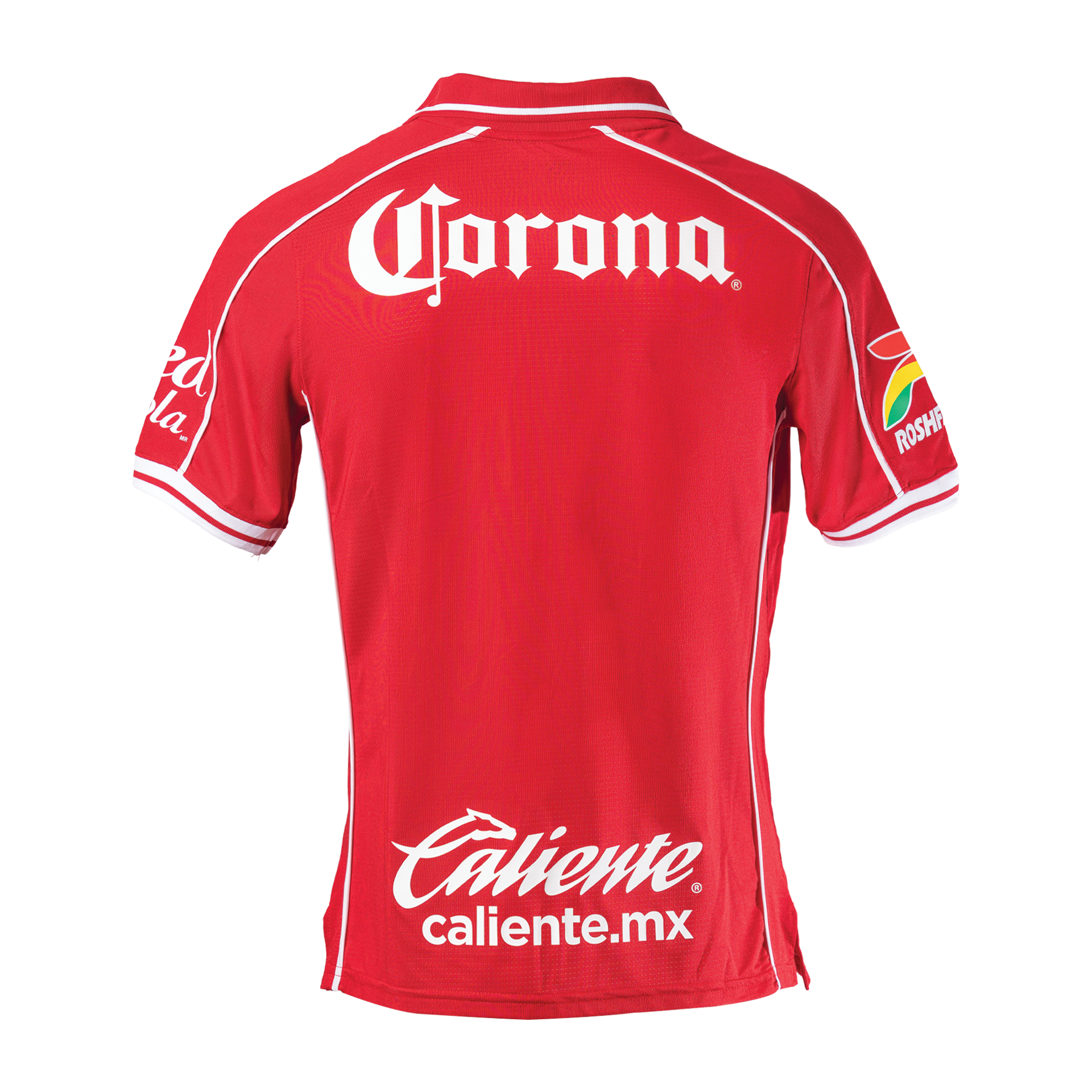 Deportivo Toluca Home Short Sleeve Jersey Elite, HME, large