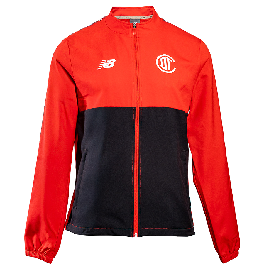Chamarra Deportivo Toluca Trainning Knitted rojo