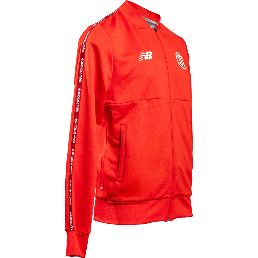 Chamarra Deportivo Toluca Training Knitted full rojo, HIGH RISK RED, large