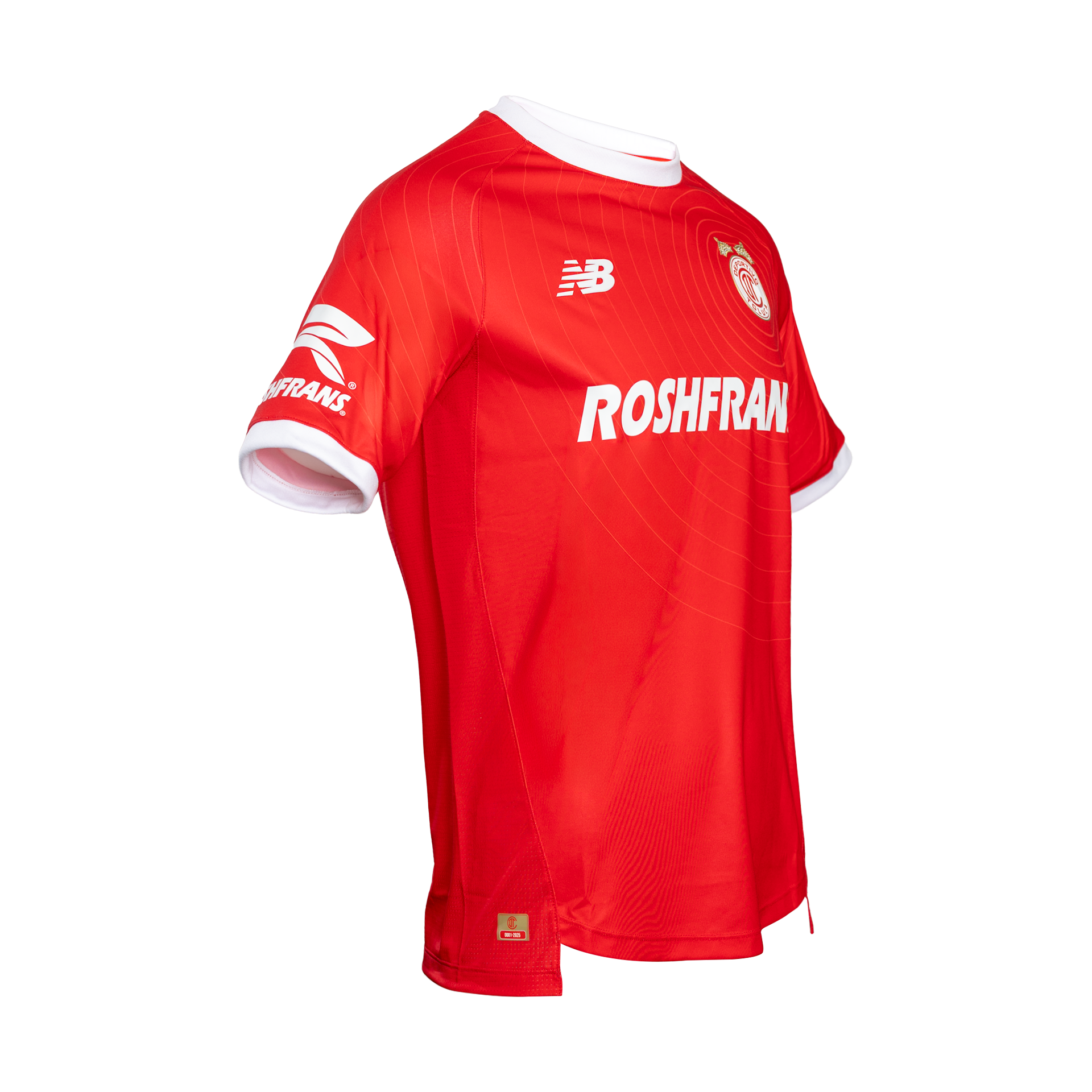 Jersey Elite Edici&oacute;n Limitada Deportivo Toluca Bicampe&oacute;n Short Sleeve, RED, large