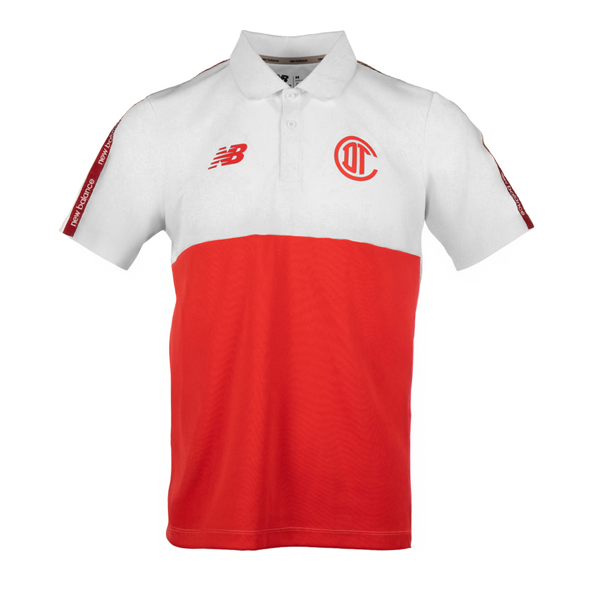 Training Polo Deportivo Toluca White, HIGH RISK RED / WHITE / RED PEPPER, swatch