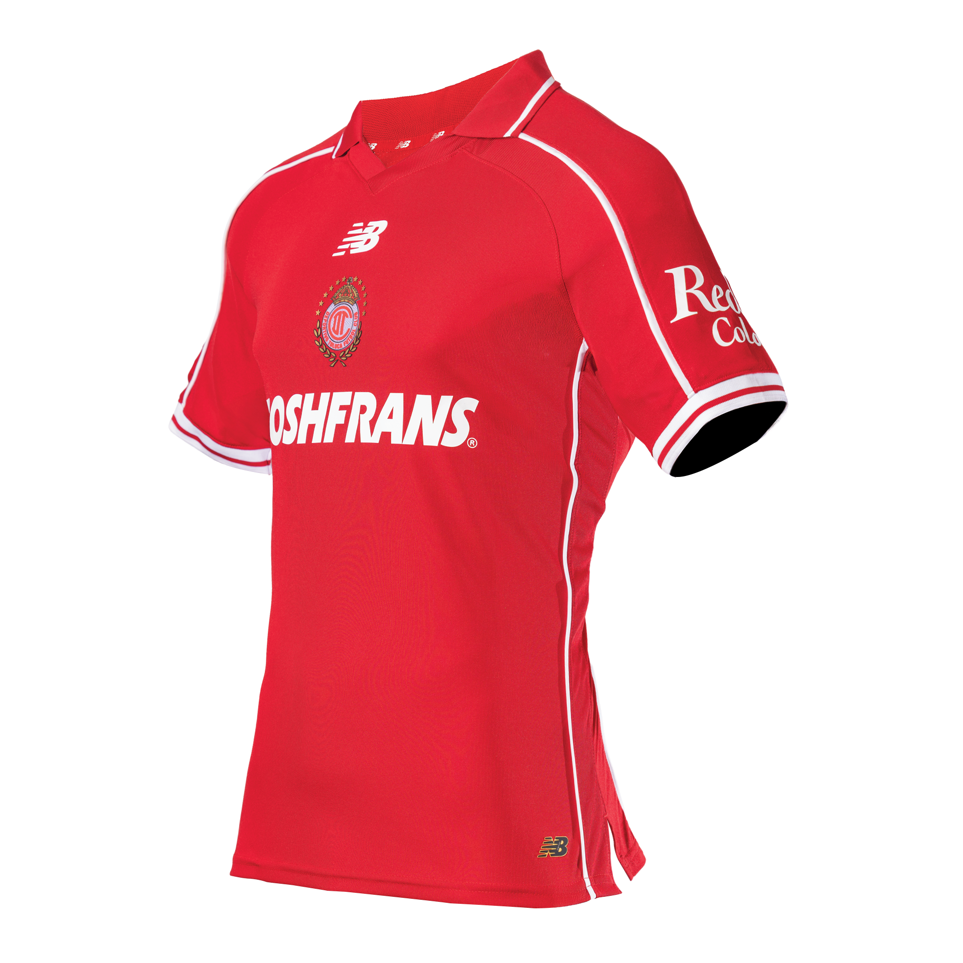 Deportivo Toluca Home Short Sleeve Jersey Elite, HME, large