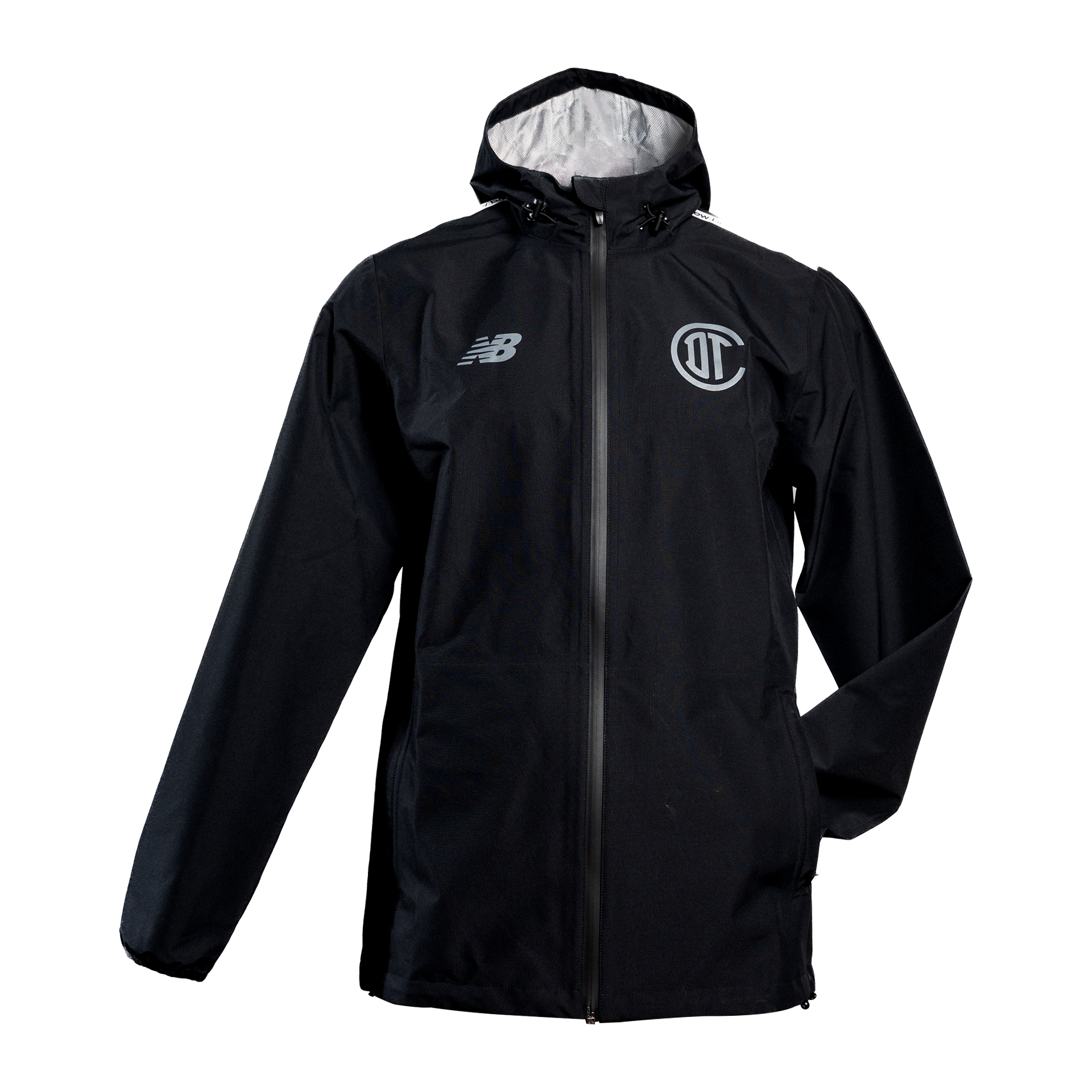 Chamarra impermeable Deportivo Toluca Training negro