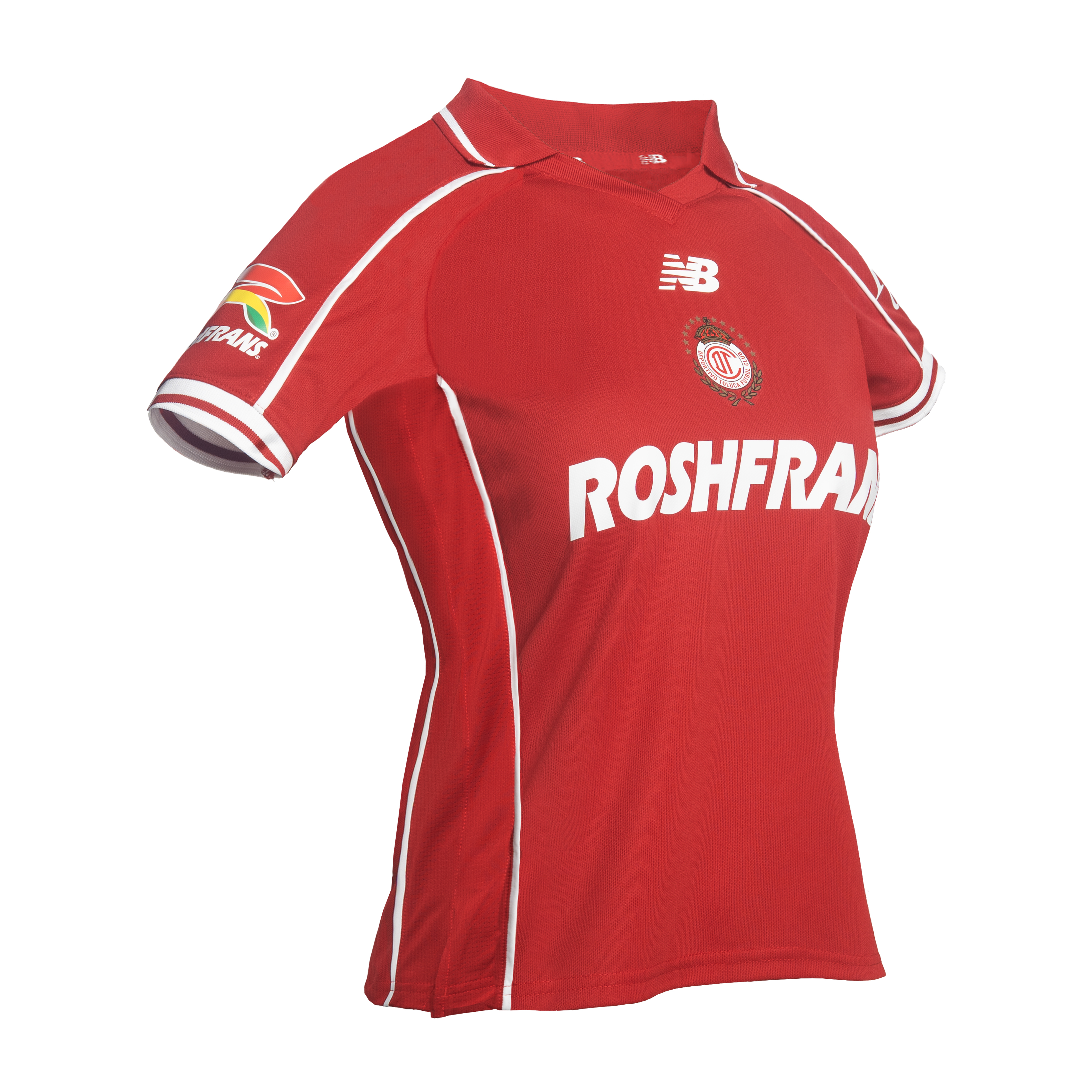 Deportivo Toluca Home Short Sleeve Jersey Mujer 26/27 Sponsors Men, HME, large