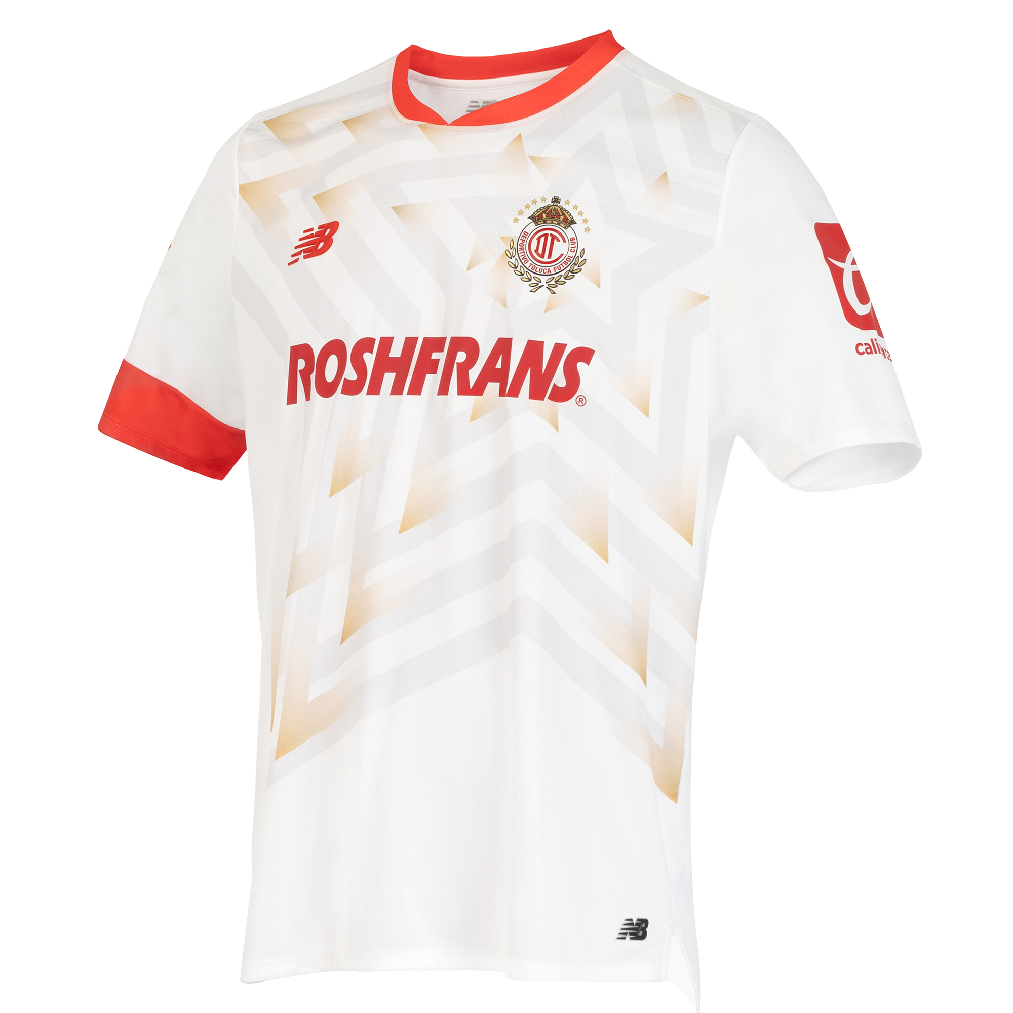 Deportivo Toluca Away Short Sleeve Jersey, , large