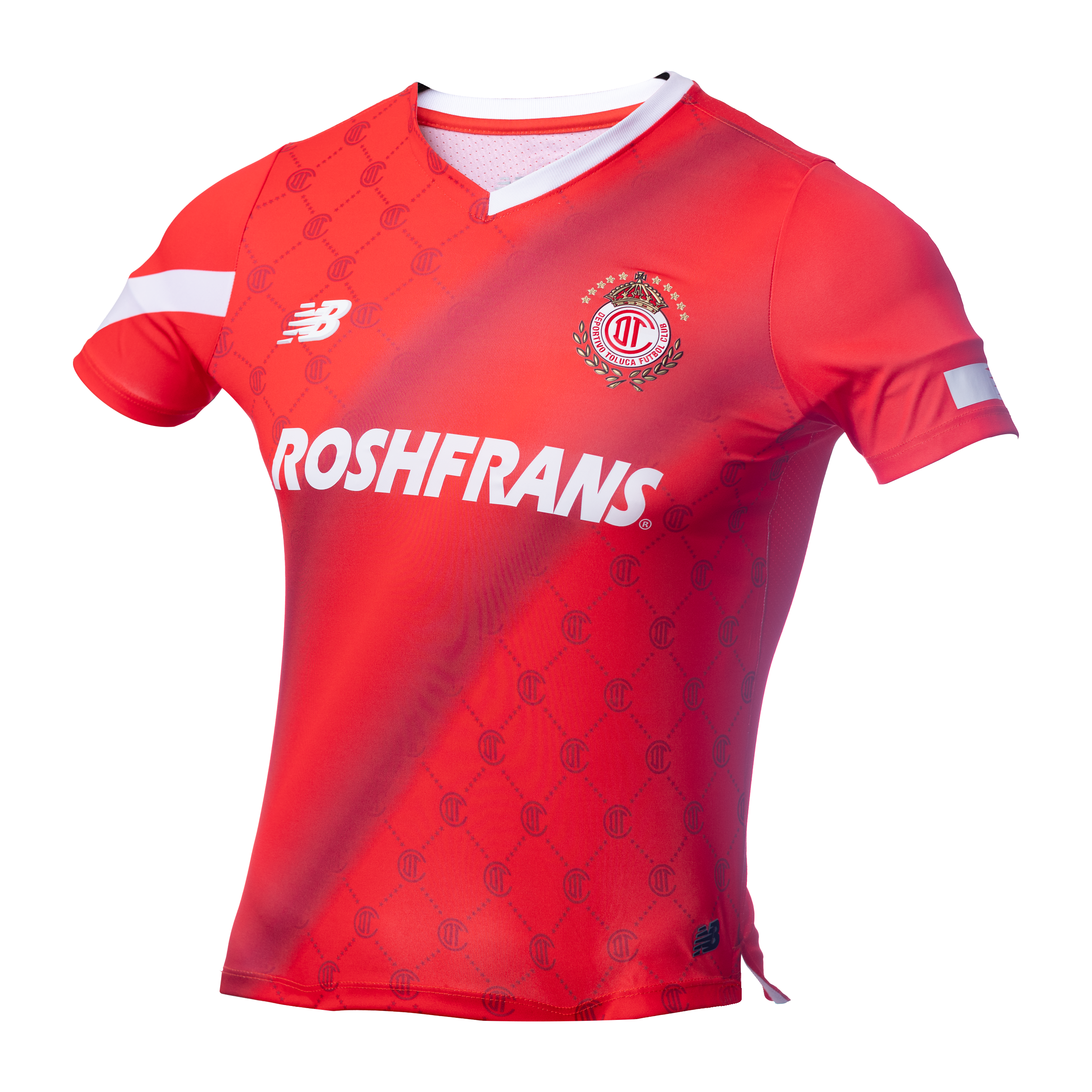 Deportivo Toluca Home Youth Short Sleeve Jersey, , large
