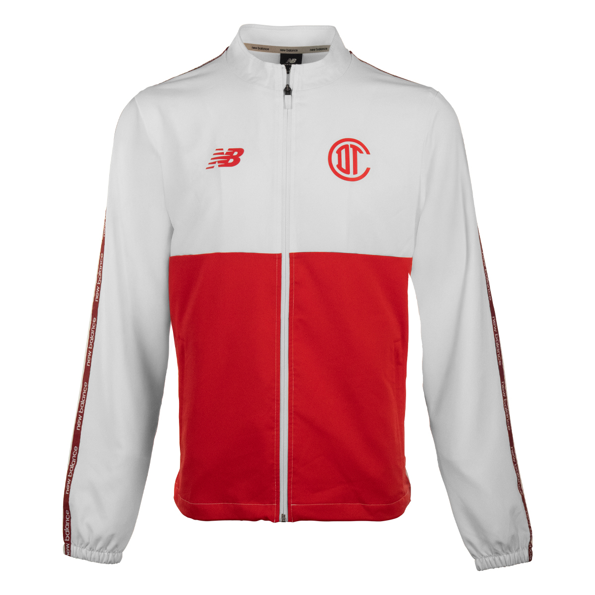 Training Woven Jacket Deportivo Toluca Blanco/Rojo, HIGH RISK RED / WHITE / RED PEPPER, swatch