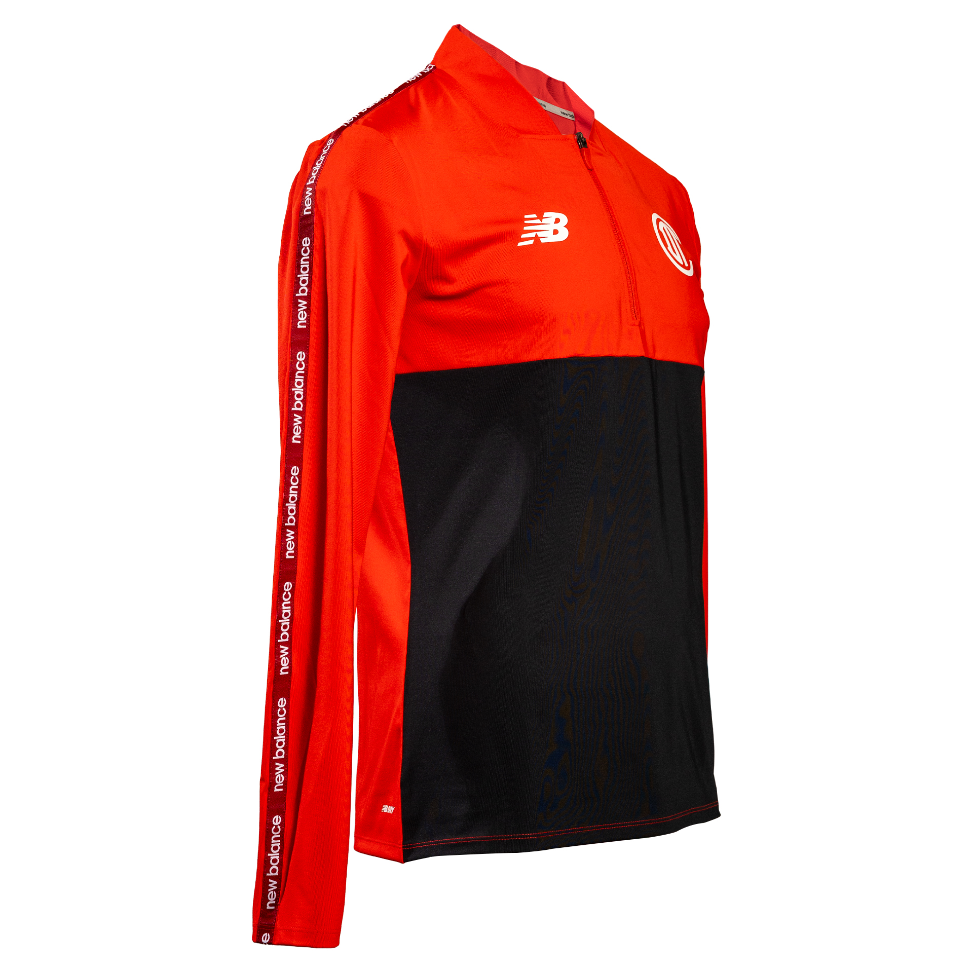 Training 1/4 zip Knitted Midlayer Deportivo Toluca rojo, HIGH RISK RED, large