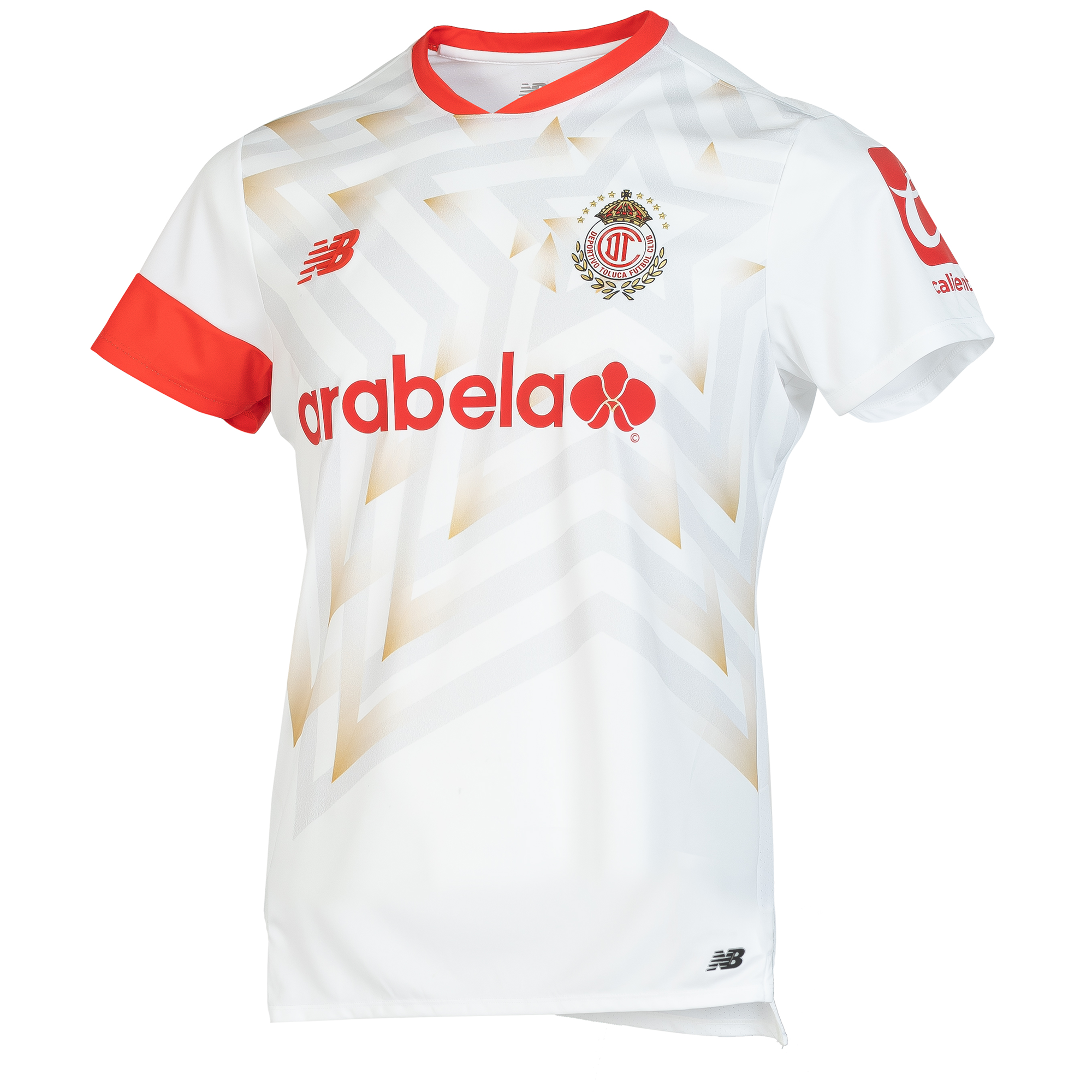 Deportivo Toluca Away Womens Short Sleeve Jersey, , large