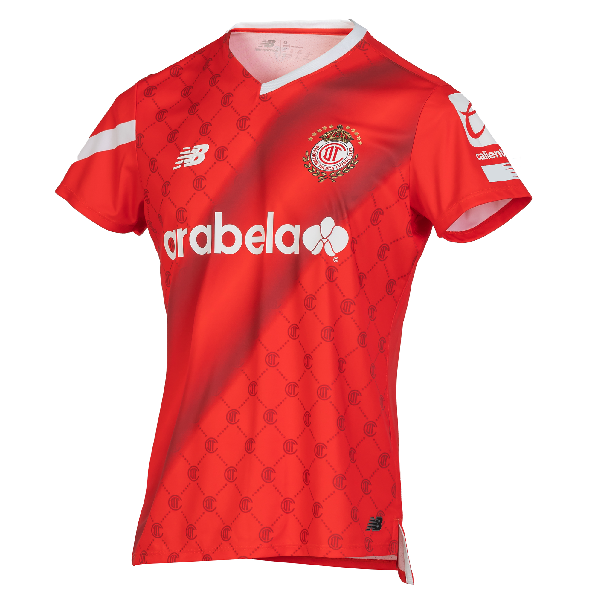 Deportivo Toluca Home Womens Short Sleeve Jersey, , large