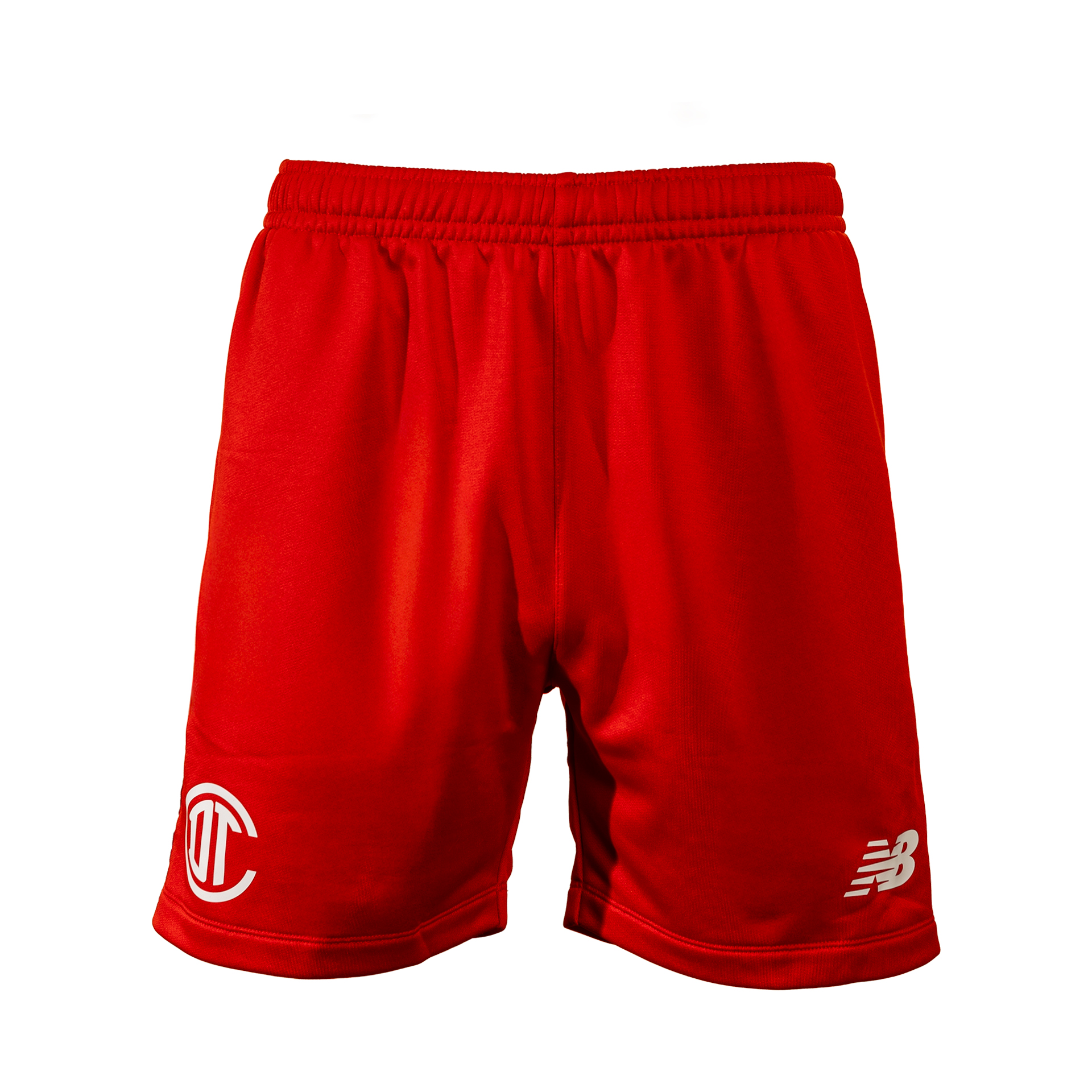 Shorts Deportivo Toluca Knitted Rojo, HIGH RISK RED / RED PEPPER, large