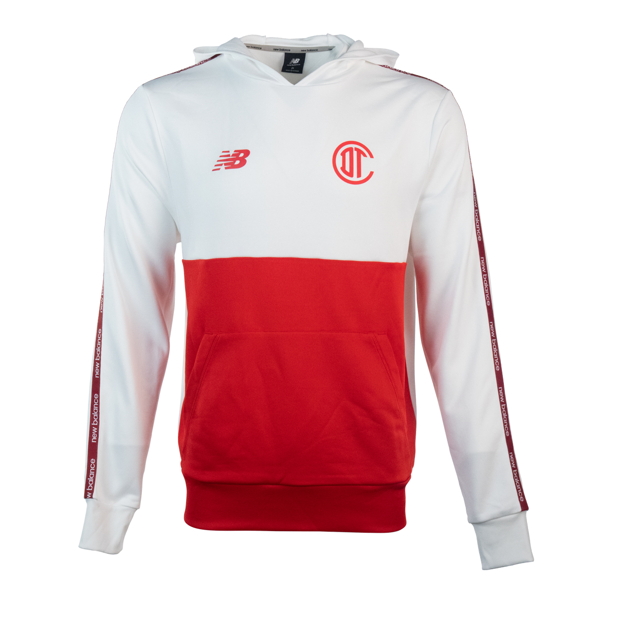 Deportivo Toluca Training Hoodie White, HIGH RISK RED / WHITE / RED PEPPER, swatch