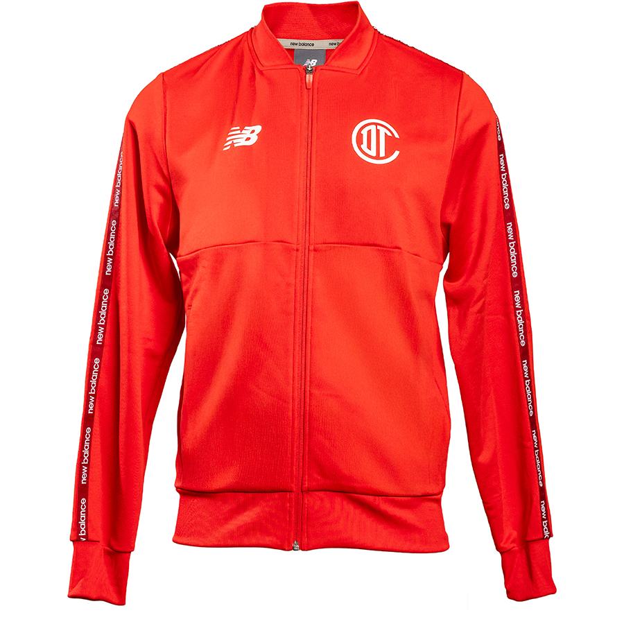 Chamarra Deportivo Toluca Training Knitted full rojo