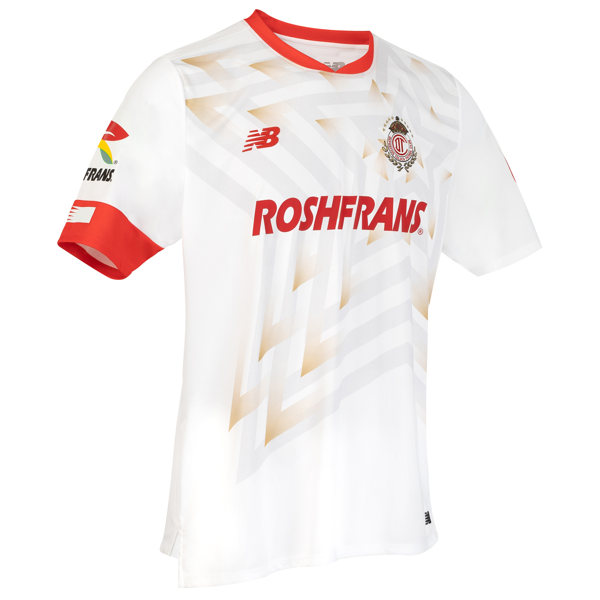 Deportivo Toluca Away Short Sleeve Jersey, , large