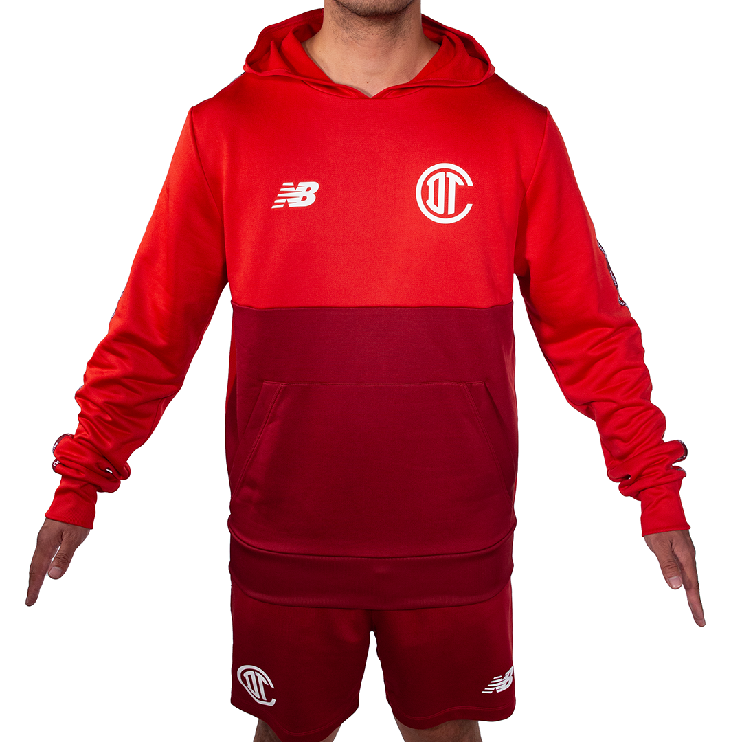 Training Hoodie hombre Deportivo Toluca Rojo, ROJO, swatch