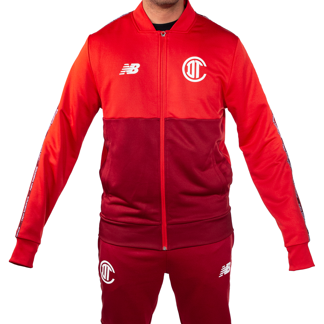 Training Woven Jacket Deportivo Toluca Rojo, , large