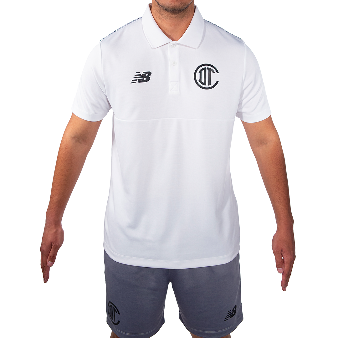 Training Polo hombre Deportivo Toluca Blanco, , large